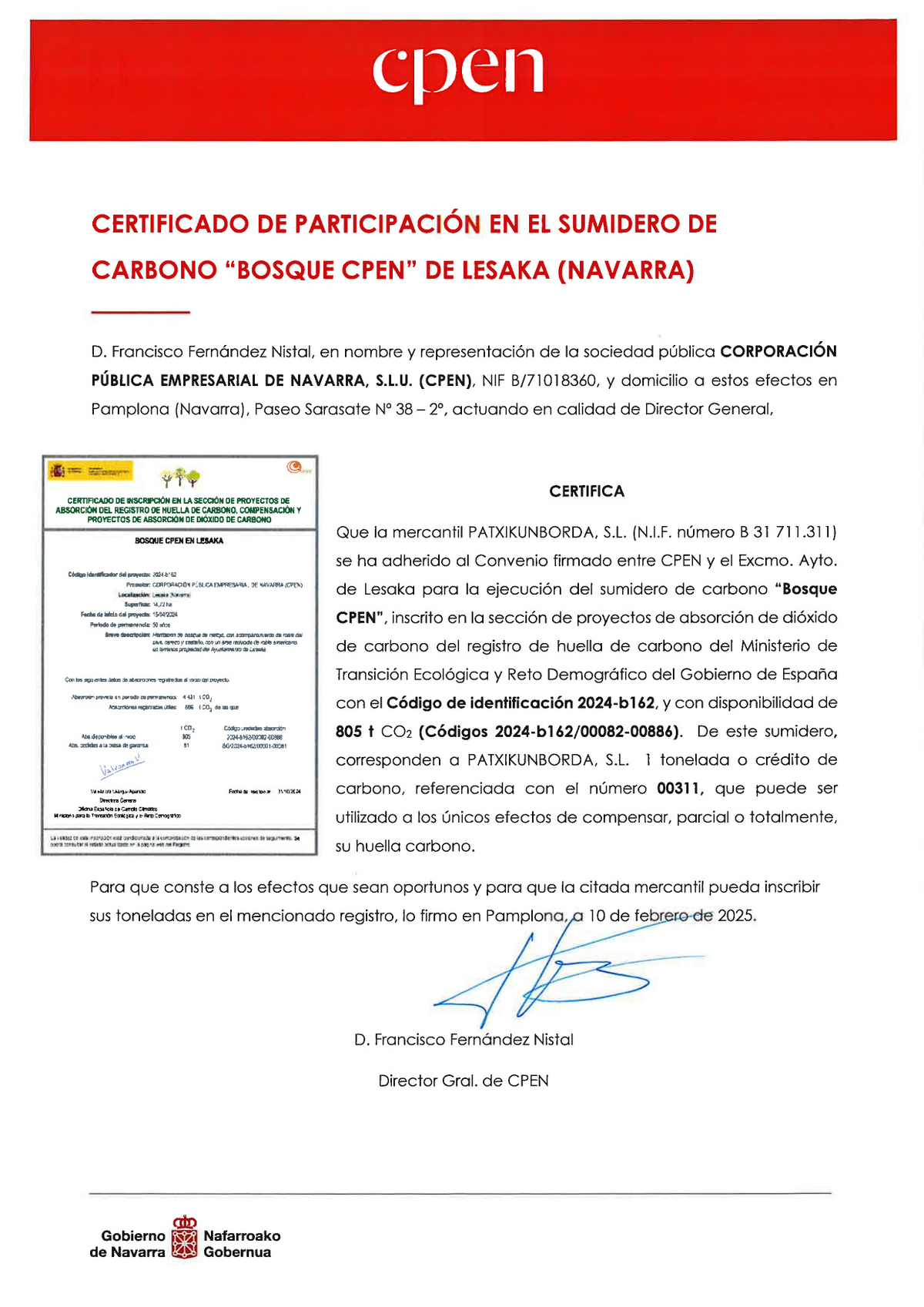 certificado compensacion arantza web